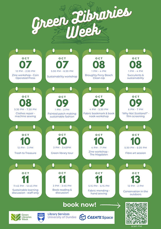 Green Libraries Week In The&nbsp;CreateSpace